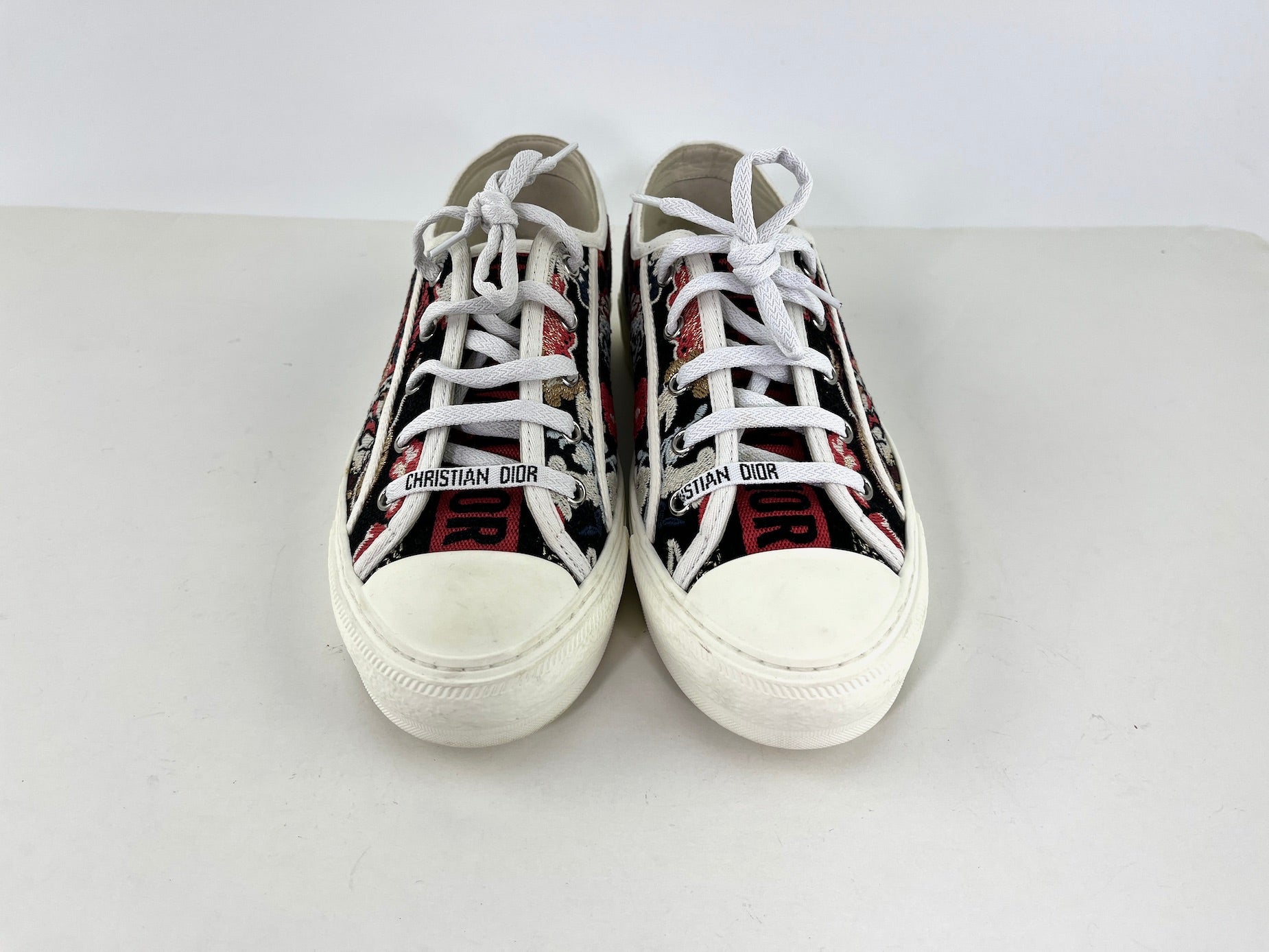 Christian Dior Walk ’n’ Dior Floral Sneakers 38 7.5