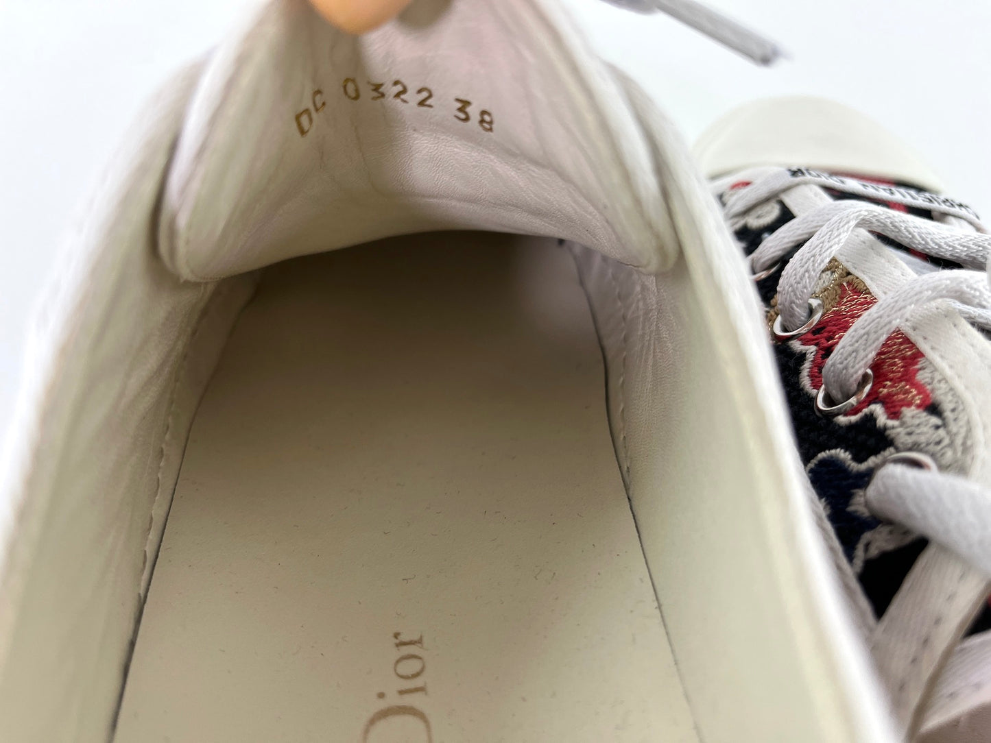 Christian Dior Walk ’n’ Dior Floral Sneakers 38 7.5