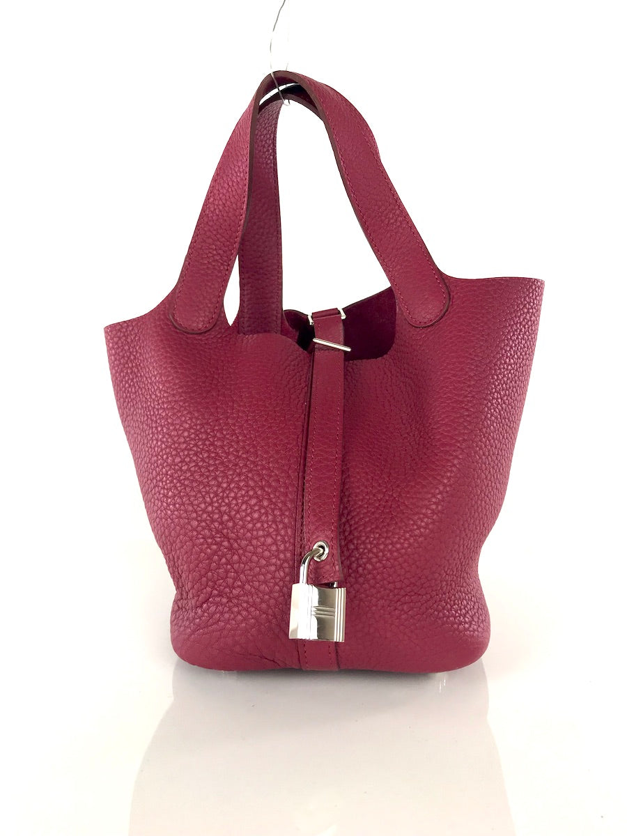 Hermes Rubis Picotin Lock PM Small Clemence Satchel