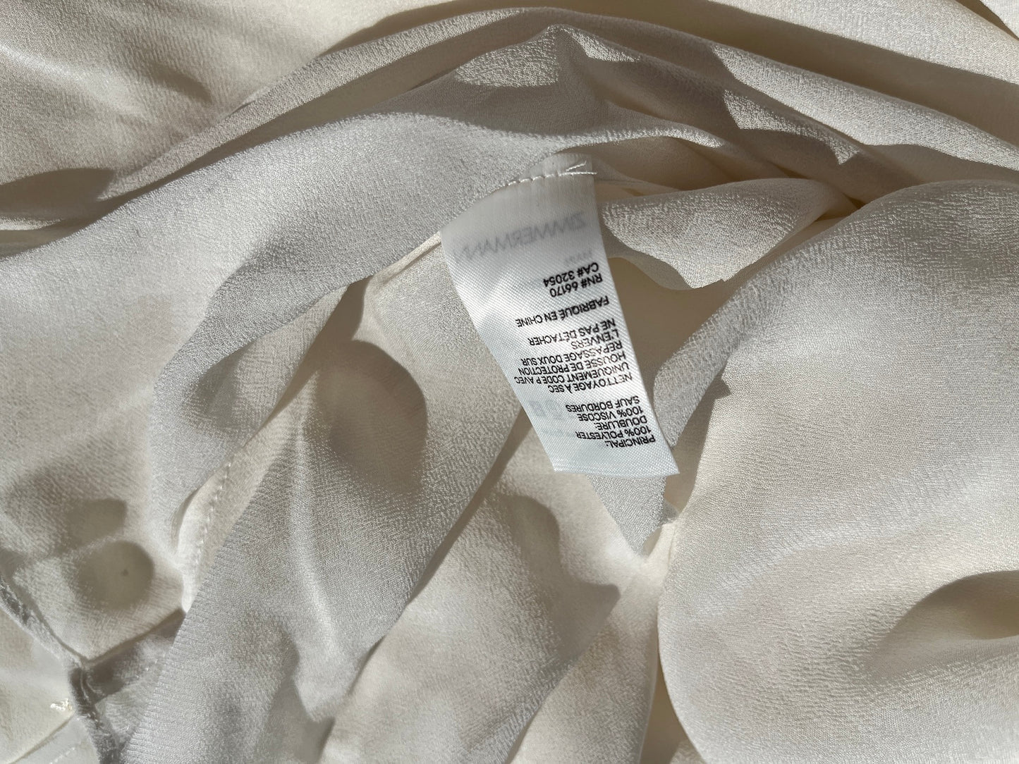 NWT Zimmermann Pearl Long Sleeve Textured Dot Midi Dress 0AU 4US  40