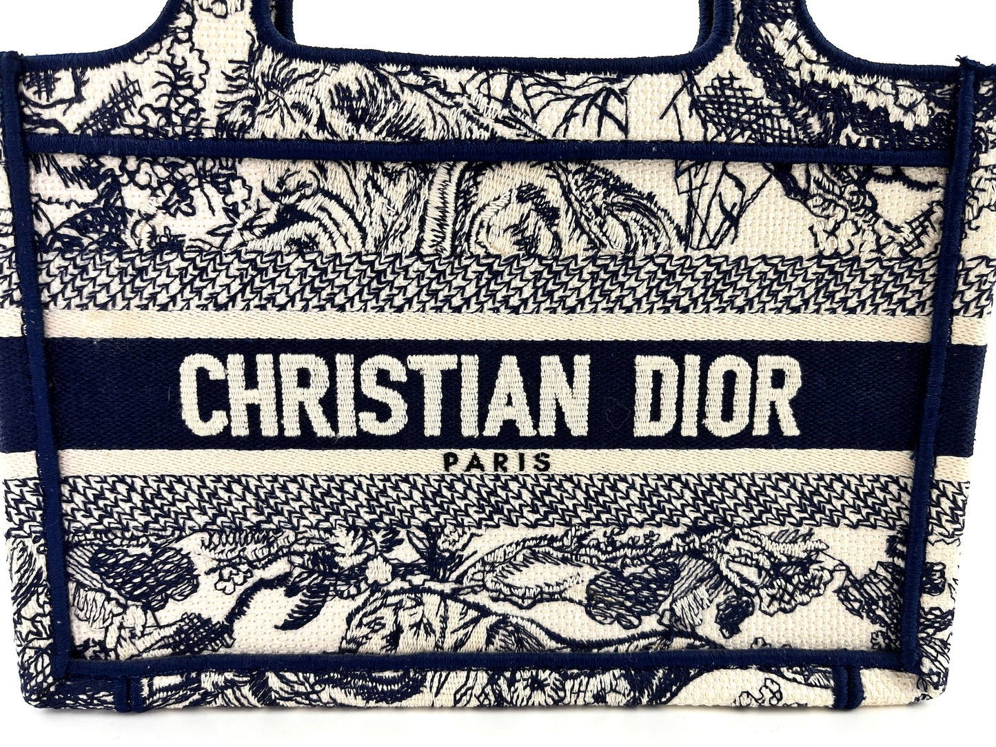 Christian Dior 2021 Mini Oblique Book Bag Tote