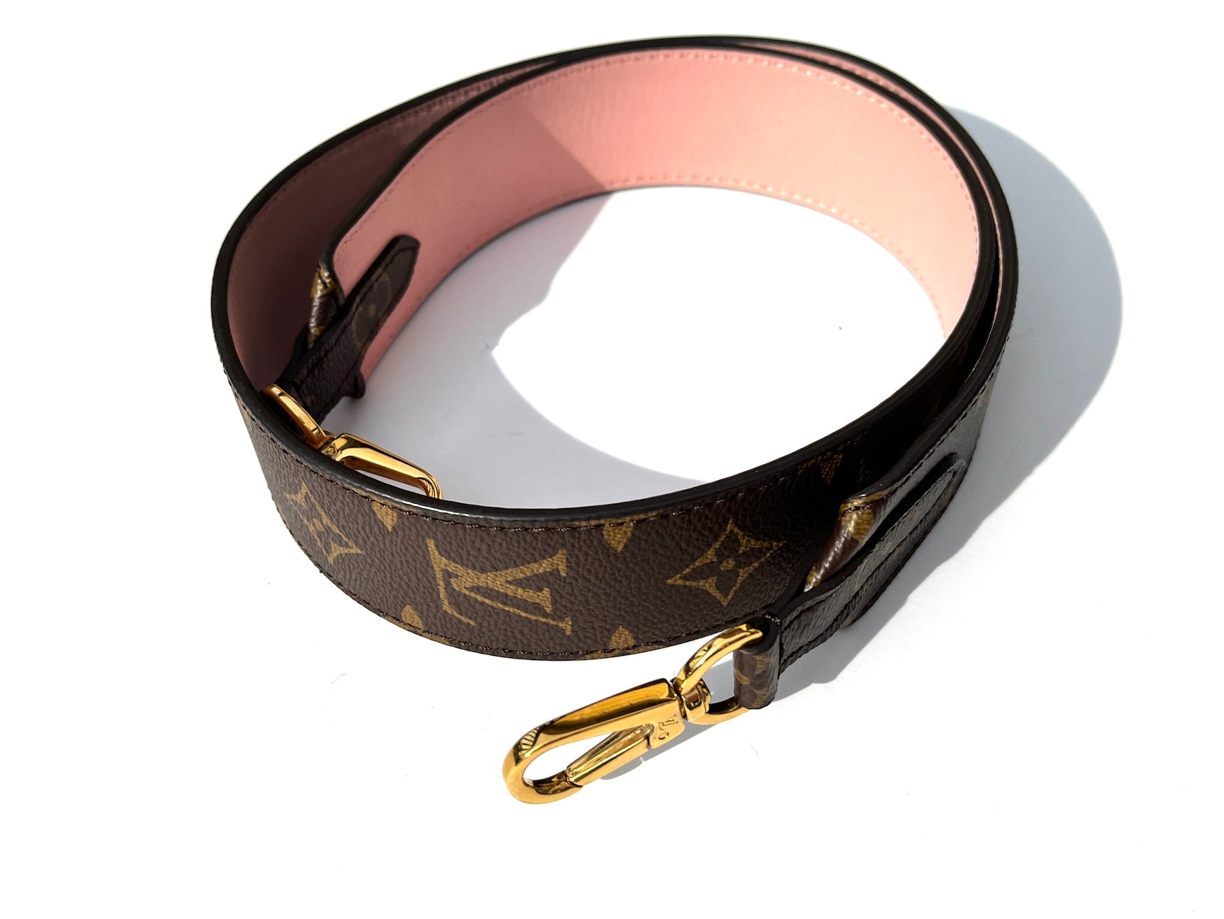 Louis Vuitton Bandouliere 2017 Monogram Pink  Bag Strap