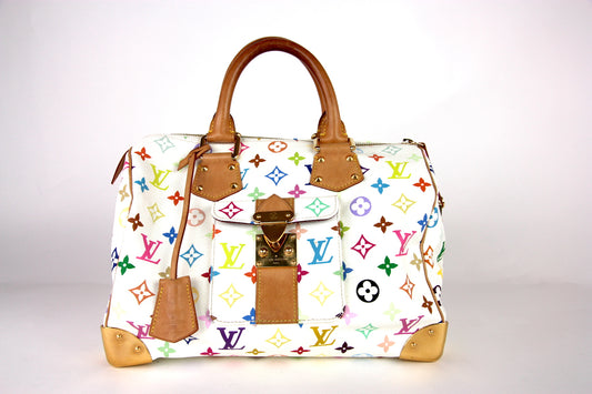 Louis Vuitton Limited Edition Monogram Speedy 30 Bag