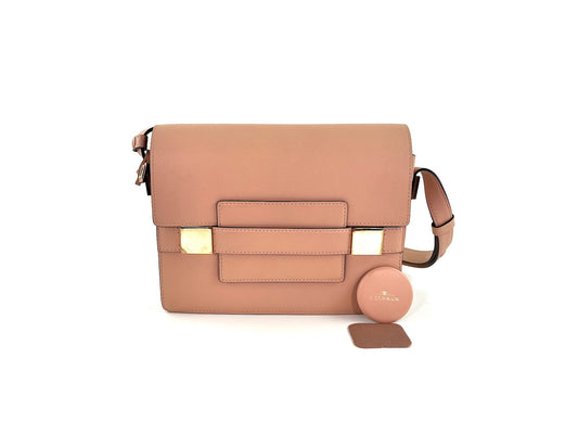 DELVAUX Madame PM Pink Hardware Crossbody Bag